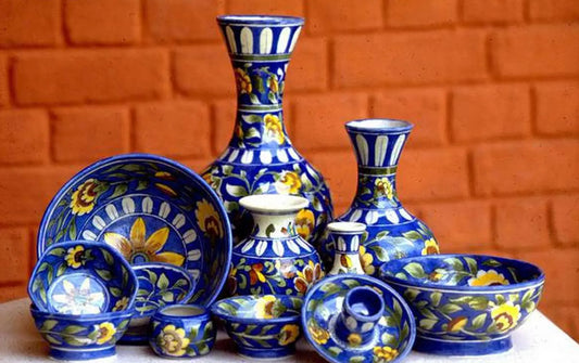 BLUE POTTERY