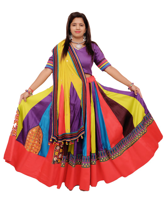 Multicolor Navaratri special premium chaniya choli