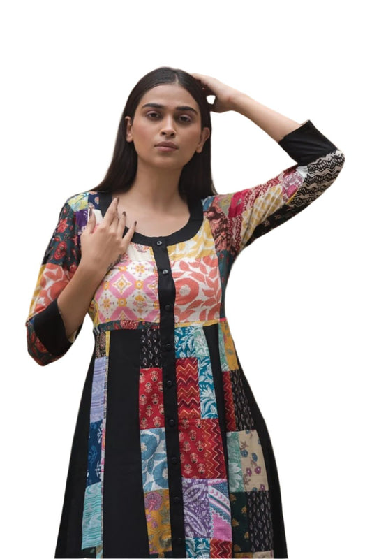 Multicolor kurti -Cotton